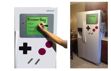 Gameboy Themed Dry-Erase Whiteboard Refrigerator Magnet