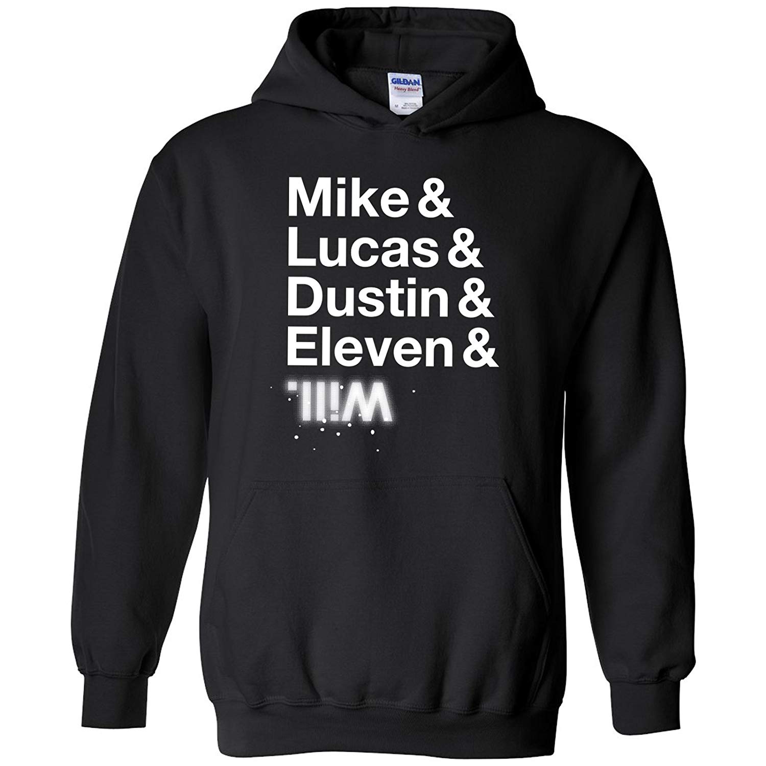 Stranger Things Mike Lucas Dustin Eleven Will Hoodie