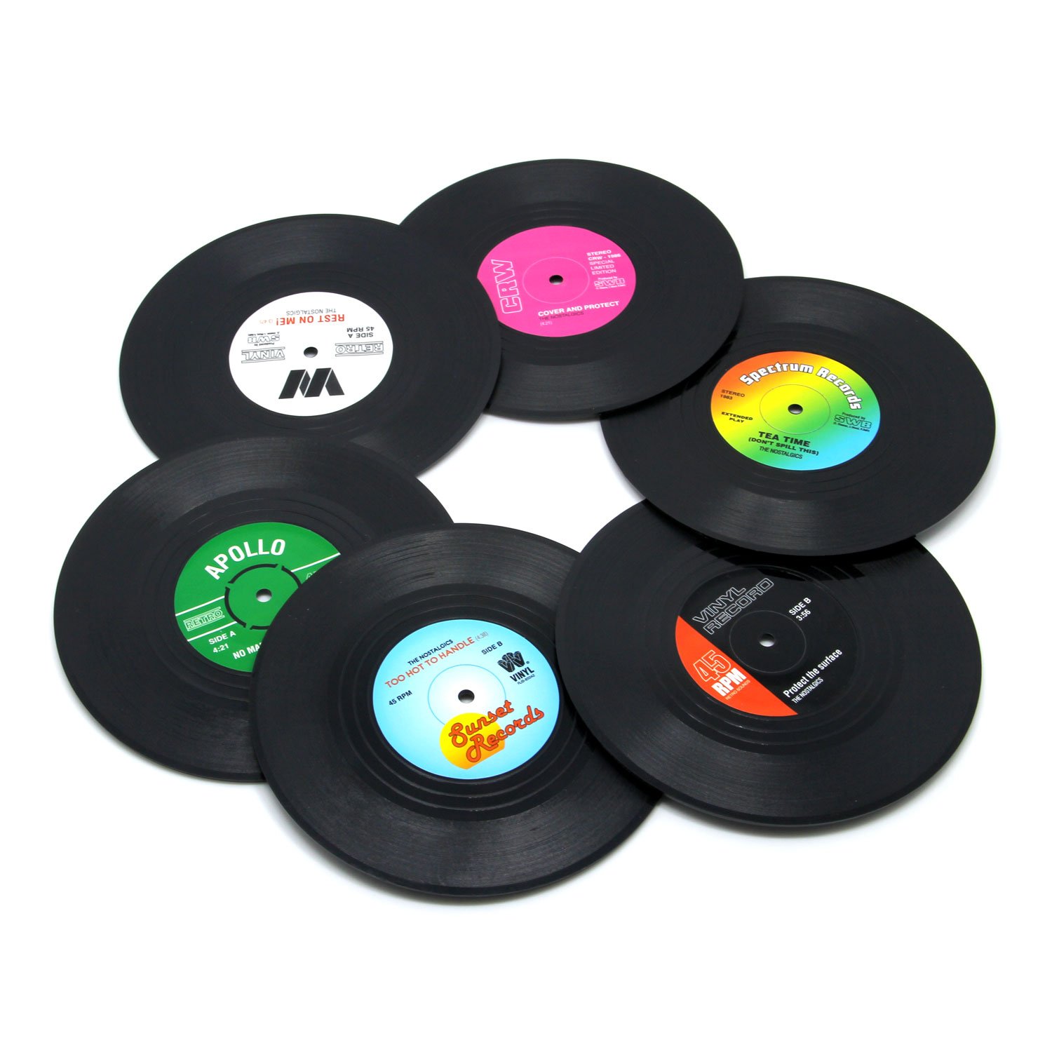 Vinyl Record Disk Coaster