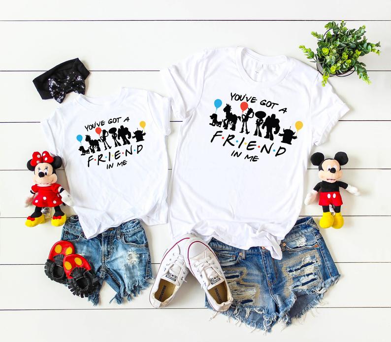 Disney Friends Inspired You've Got a Friend in Me Matching Shirts