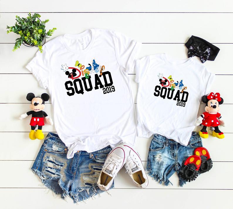Disney Squad 2019 Family Vacation Matching Shirts