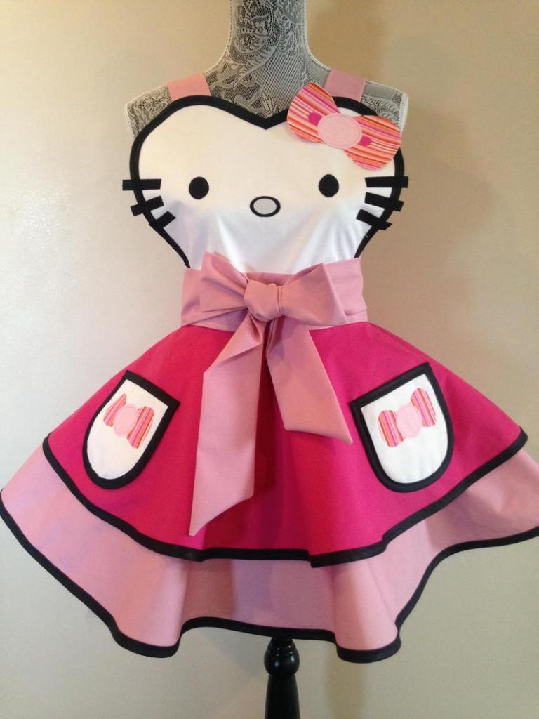 Hello Kitty halloween cosplay apron