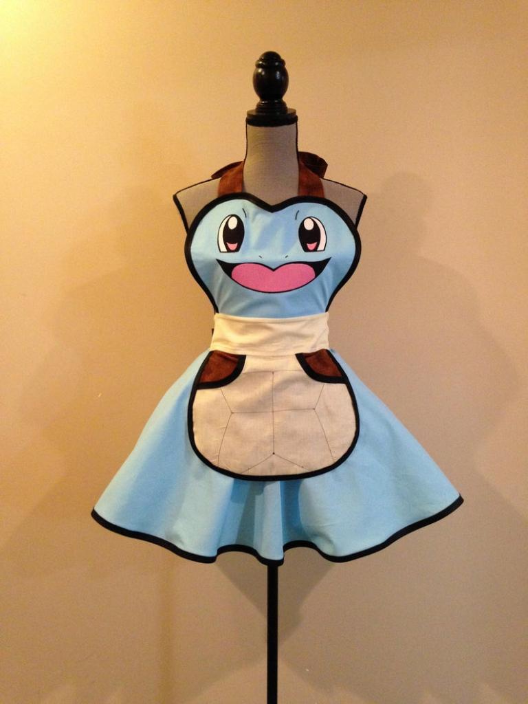 Pokemon's Squirtle halloween costume apron