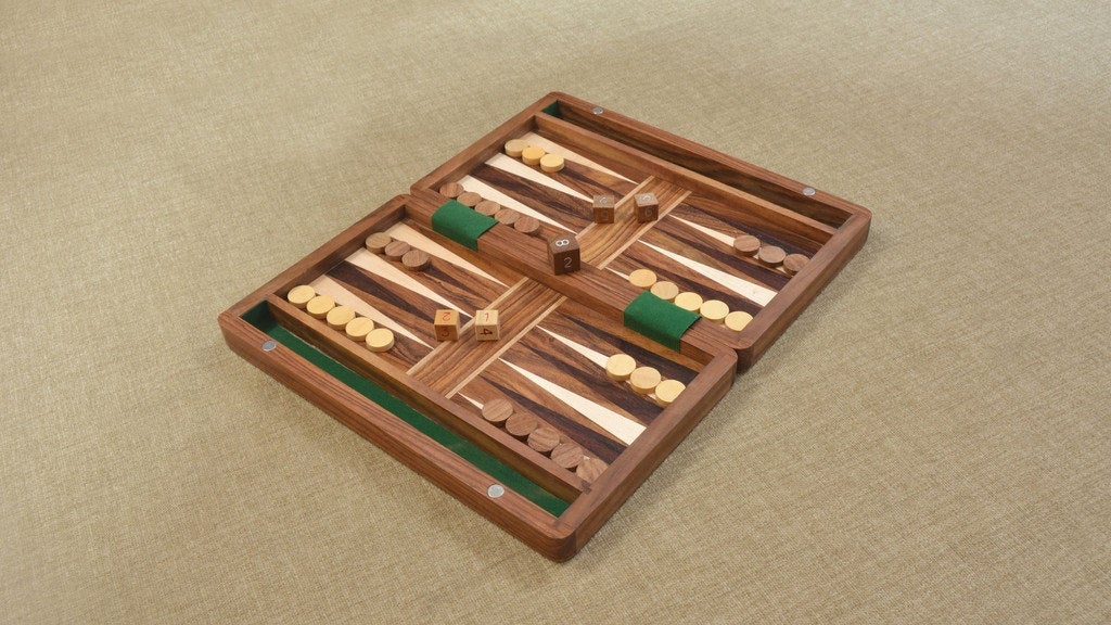 Sheesham Backgammon Board