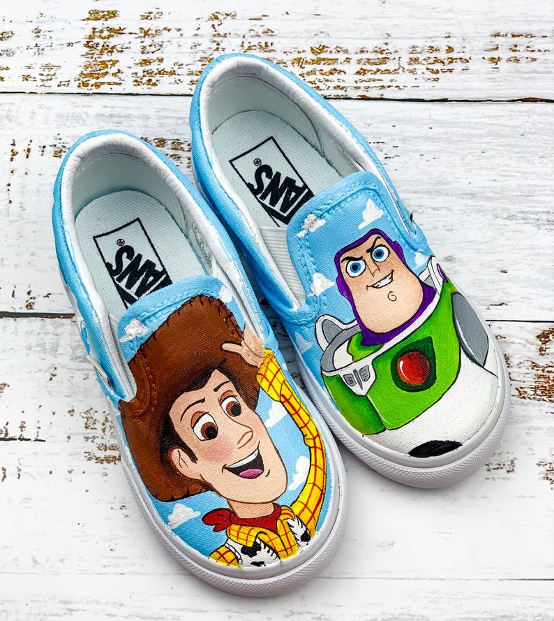 20 Awesome Hand Painted Shoes for Kids 