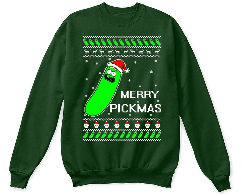 green ugly christmas sweater 