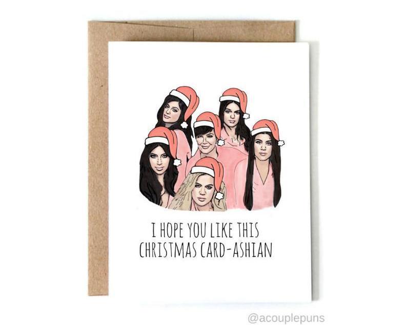 Kardashian Funny Christmas Card