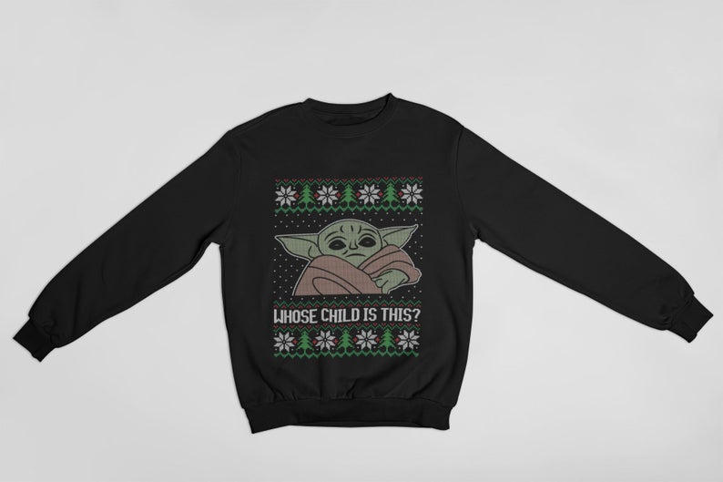 cool Baby Yoda Ugly Christmas Sweater