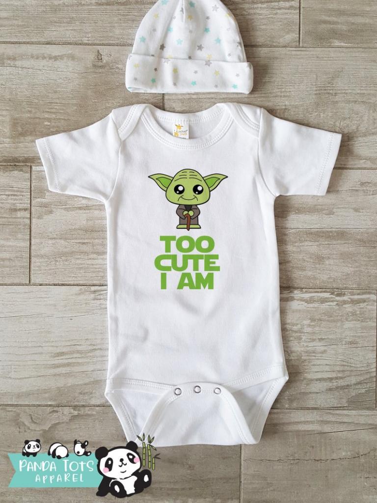 Rebel Star Wars Cool Gift Cute Darth Vader Yoda Han Solo Edgy Romper Bodysuit 