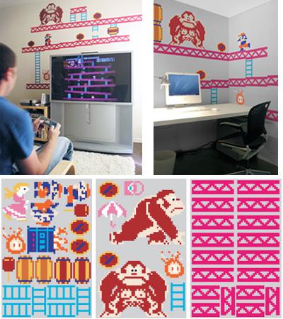 cool donkey kong stickers wall graphics