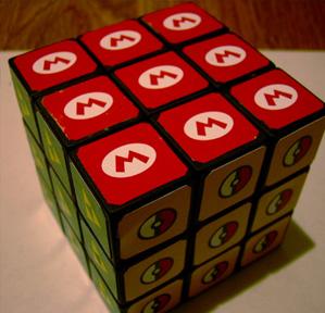 Video Game Rubiks Cubes : mario brothers rubiks cube