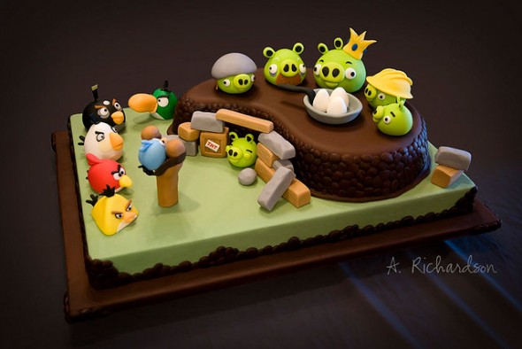 game angry bird cake