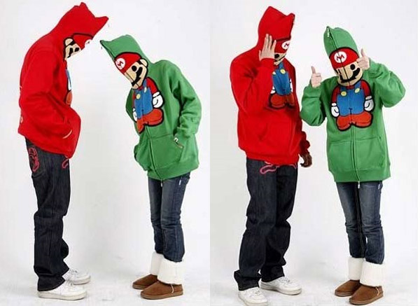 mario hoodie champion