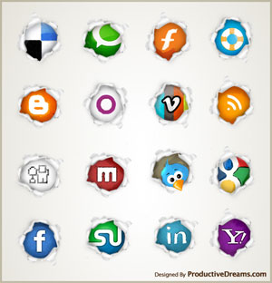 Free Facebook Icons and Buttons