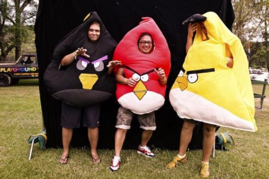 DIY Angry Birds Costume for Halloween