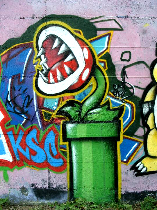 Super Mario Bros Graffiti Street Art