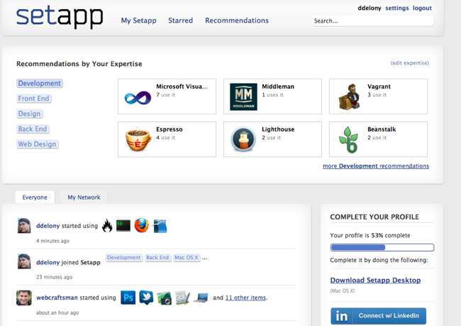 Setapp Lets You Show Off Your Apps, Get Recommendations