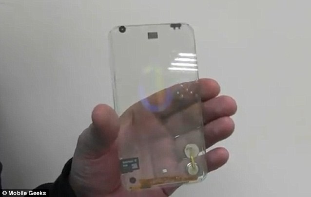 Transparent Mobile Phone: You Gotta "See-Through" It to Believe It | Walyou
