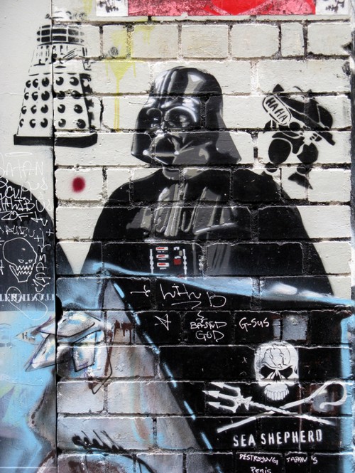 Darth Vader Graffiti Walyou