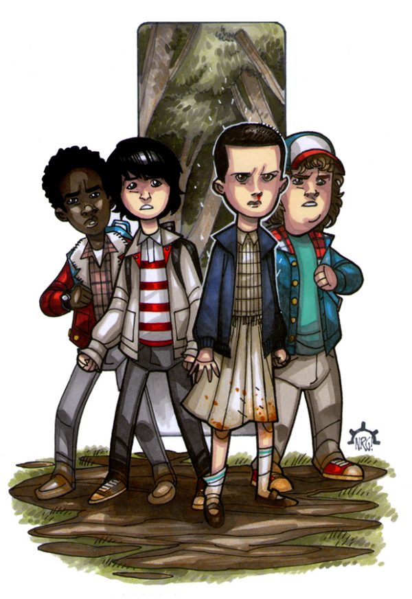 Spooky Stranger Things Fan Art & Posters