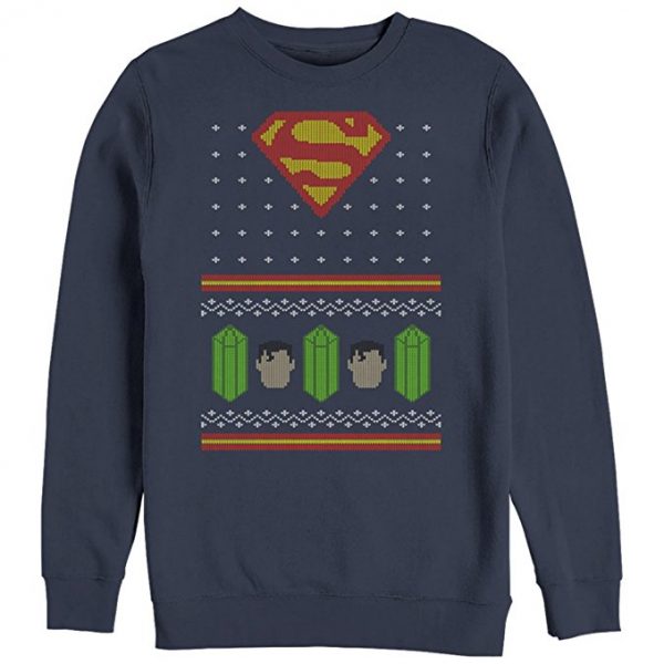 superman holiday sweater