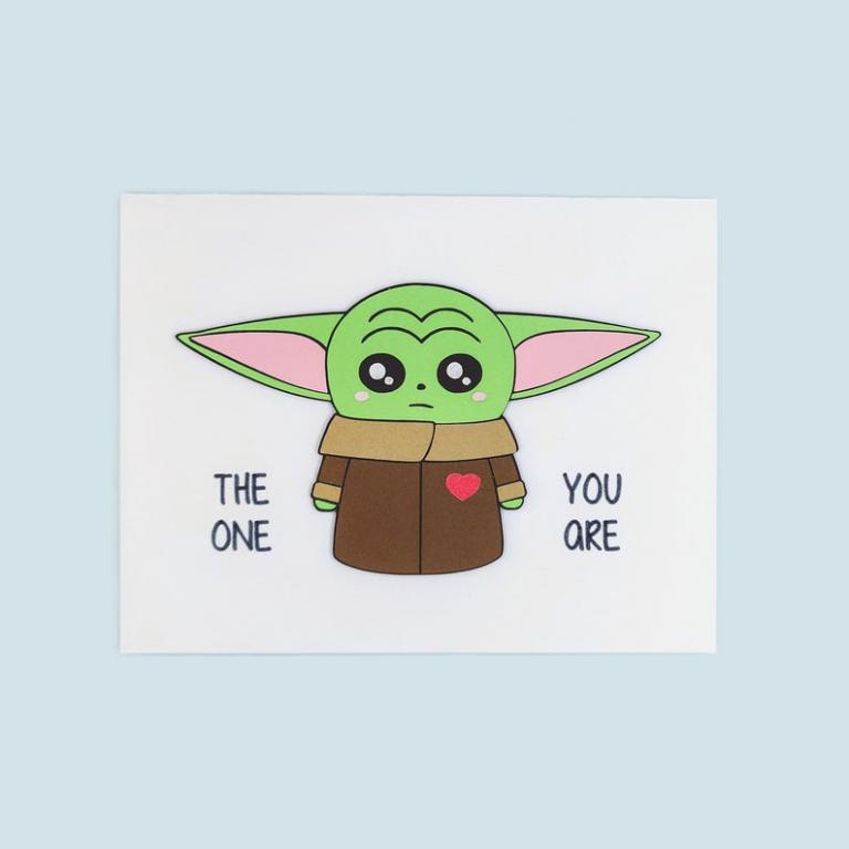 Ridiculously Cute Baby Yoda Valentine S Day Cards Walyou