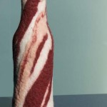 funny bacon bottle sleeve