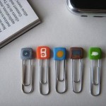 iphone icons paperclips design