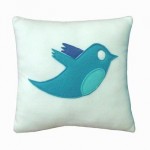 twitter icon pillow