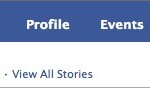 facebook lite top header