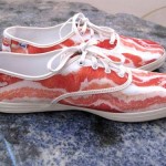 funny bacon shoes design