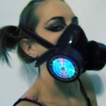 led gas mask