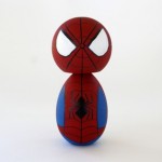 spiderman kokeshi doll
