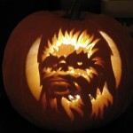 chewbacca pumpkin carving