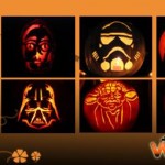 star wars halloween pumpkin carvings