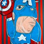 captain america picasso drawing