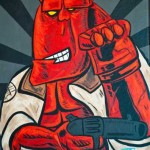 hellboy picasso drawing