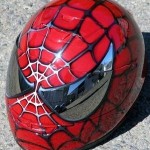 spiderman motorcycle helmet