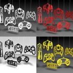 controller collage ornaments
