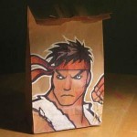 ryu lunch bag art
