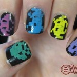 space invaders nails