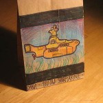 yellow submarine lunch bag art
