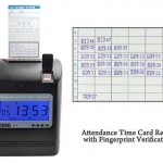 Attendence Time Card Recorder with Fingerprint Verification 3