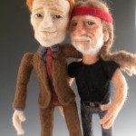 conan obrien willie nelson felt dolls