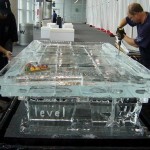 ice pool sculpted table