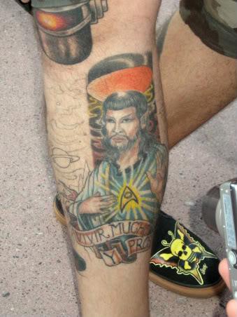jesus spock tattoo design