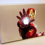 Colorful Iron Man MacBook Decal