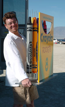 crayola crayon rocket project