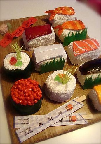 Sushi Cake Platter (2)