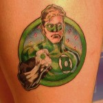 comic book tattoo green lantern